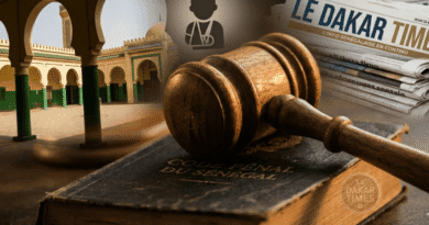 Une du journal Le Dakar Times dossier Mosquée Omarienne